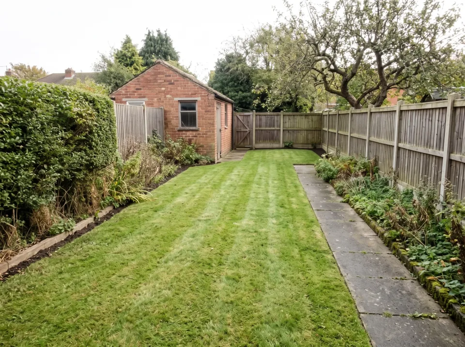 Garden after